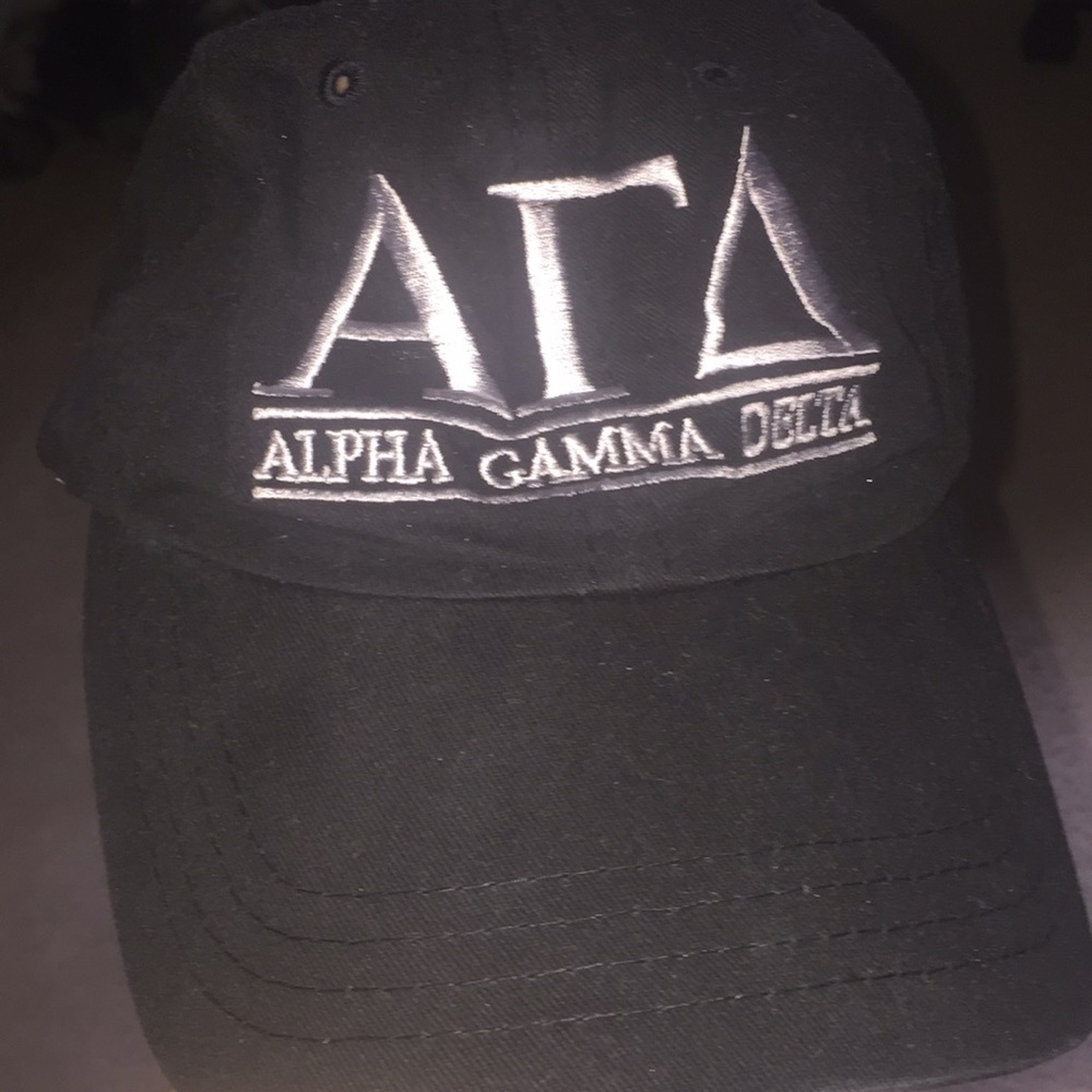 Alpha Gamma Delta Lettered Baseball Cap!